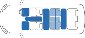 KARO SISAL WHITE BLACK FLOOR MATTS FOR NISSAN PRESAGE #U31 #NU31 SISAL-1864-WHITE-BLACK