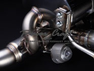 POWER CRAFT HYBRID EXHAUST MUFFLER SYSTEM USE GENUINE TAIL FOR FERRARI FF P-FE860104