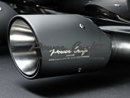 POWER CRAFT HYBRID EXHAUST MUFFLER SYSTEM WITH BLACK TAIL FOR PORSCHE 991.2 CARRERA PORSCHE 991.2 CARRERA S PORSCHE 991.2 GTS P-PO580104-BKT