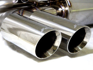 KREISSIEG CAT-BACK F1 SOUND VALVETRONIC EXHAUST SYSTEM 4-PIPE STAINLESS STEEL FLOATING CURL TAIL SANDBLASTED KSG LOGO MARK FOR SUBARU BRZ SBRZ-02-STAINLESS