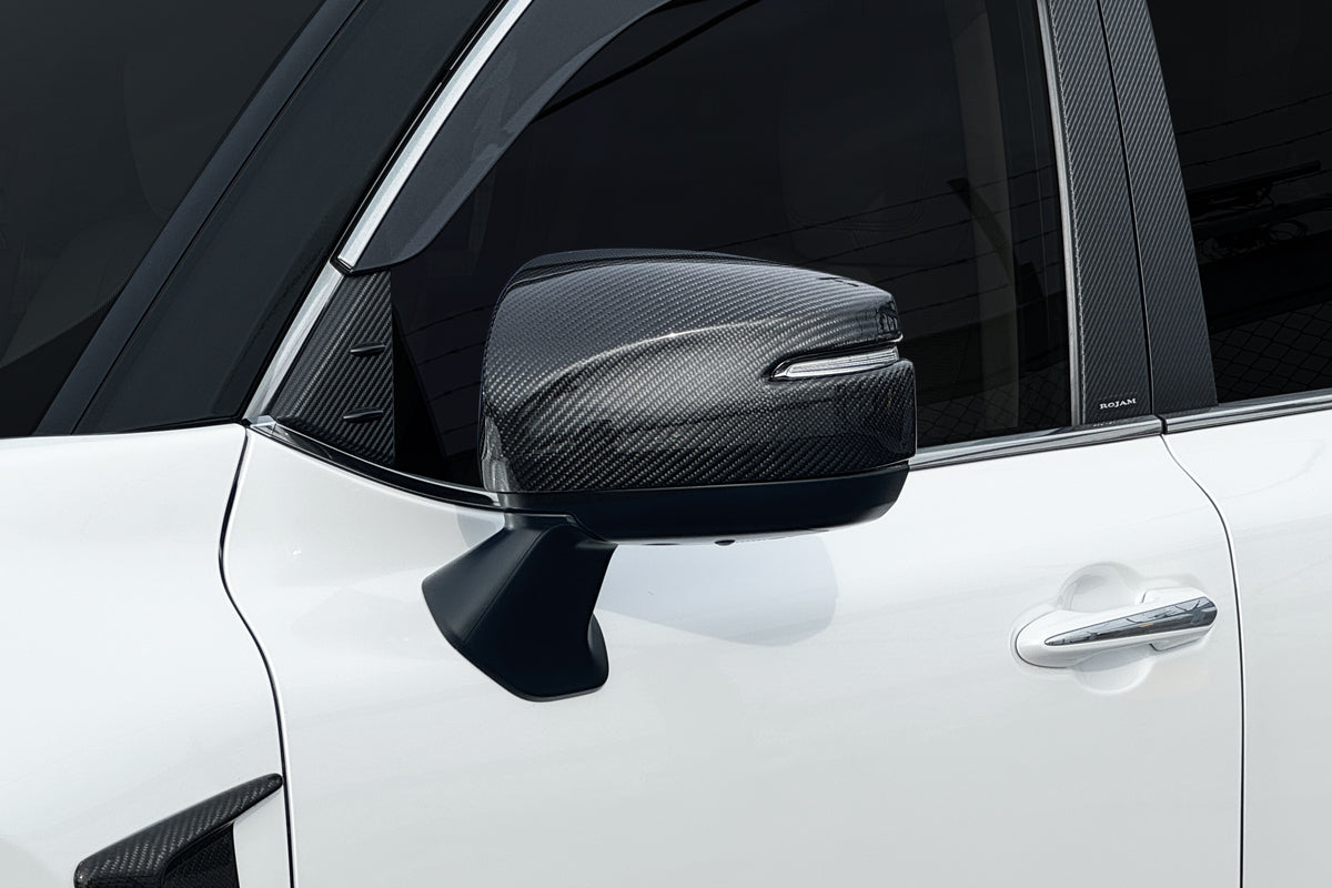 ROJAM AERO MIRROR COVER FRP UNPAINTED FOR TOYOTA LAND CRUISER PRADO 300 20-AMC-LC300