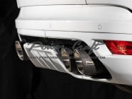 POWER CRAFT HYBRID EXHAUST MUFFLER SYSTEM WITH BLACK TAIL FOR RANGE ROVER SPORT SVR 4WD  P-LAN1130101-BKT