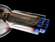 POWER CRAFT EARLY MODEL EXHAUST MUFFLER SYSTEM WITH BLACK TAIL FOR MASERATI QUATTROPORTE BEFORE P-MAS760102-BKT