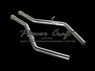 POWER CRAFT HYBRID EXHAUST MUFFLER SYSTEM WITH BLACK TAIL FOR ALFA ROMEO STELVIO QUADRIFOGLIO  P-AL1010101-BKT