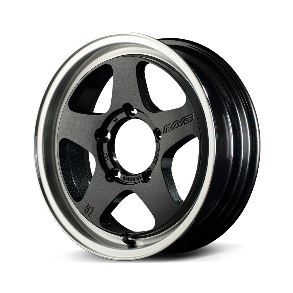 RAYS VOLK RACING 57FR-X 16X6.5J +-12 5X139.7 GLASS BLACK/RIM DC (6AZ) 584066572156AZ