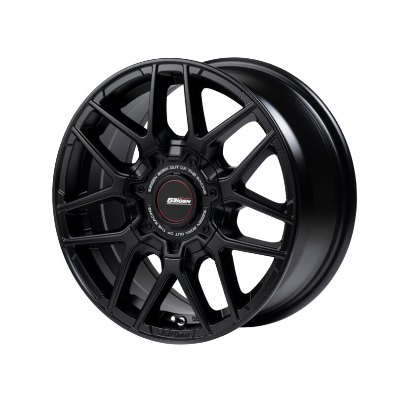 5ZIGEN TF500 XC-M 16X7.0 +35 5-114.3 SEMI GLOSS BLACK XCM6703554SB