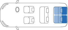 KARO GRAN SISAL SILVER BLACK LUGGAGE MATS FOR Honda Stepwgn RP# GRAN-SISAL-3672-SILVER-BLACK