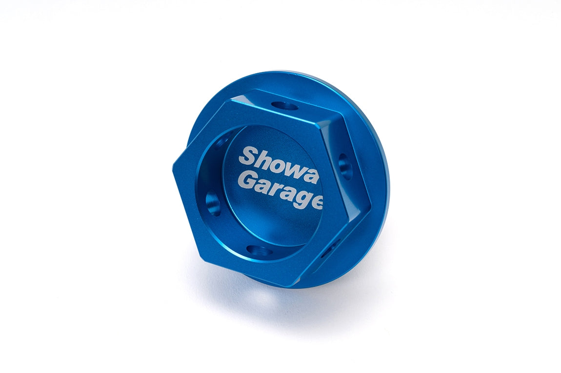 SHOWA GARAGE SGR ALUMINUM OIL FILLER CAP BLUE FOR JIMNY JB64 SIERRA JB74 NOMAD JC74 P00047