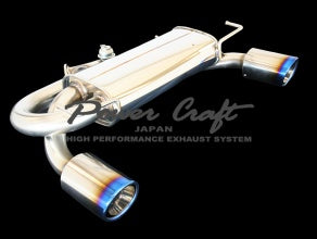 POWER CRAFT HYBRID EXHAUST MUFFLER SYSTEM SINGLE VALVE FOR NISSAN Z33 DE HR P-NI060101