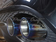 POWER CRAFT HYBRID EXHAUST MUFFLER SYSTEM WITH BLACK TAIL FOR AUDI RS5 P-AU910101-BKT