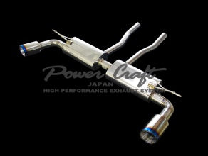 POWER CRAFT EXHAUST MUFFLER SYSTEM WITH BLACK TAIL FOR AUDI Q7 3.0T  P-AU740101-BKT