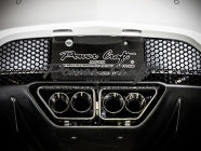 POWER CRAFT HYBRID EXHAUST MUFFLER SYSTEM WITH RACING STRAIGHT CATALYZER INCLUDED WITH BLACK TAIL FOR HONDA NSX  P-HO160101-SE-BKT