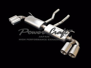 POWER CRAFT EXHAUST MUFFLER SYSTEM WITH BLACK TAIL FOR PORSCHE CAYENNE 958 P-PO480103-BKT