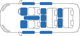 KARO SISAL RED BLACK FLOOR MATTS FOR NISSAN SERENA C27 SISAL-3845-RED-BLACK