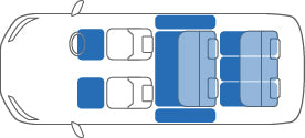KARO FLAXY BRILLIANT BEIGE LUGGAGE MATS FOR Toyota Vellfire AAHH4#W FLAXY-4678-BEIGE