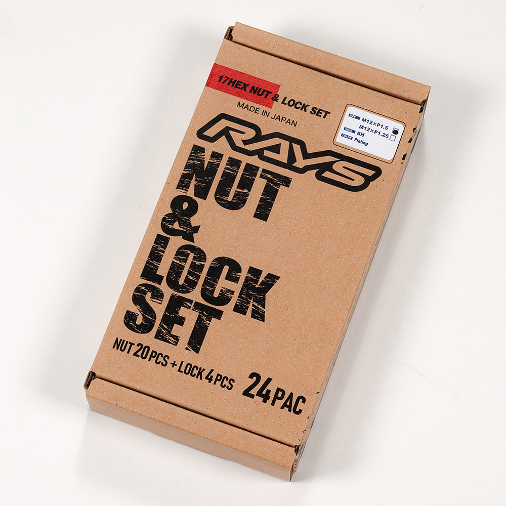 RAYS RAYS 17HEX L31 NUT&LOCK 12X1.5 6H CP 74081000007CP