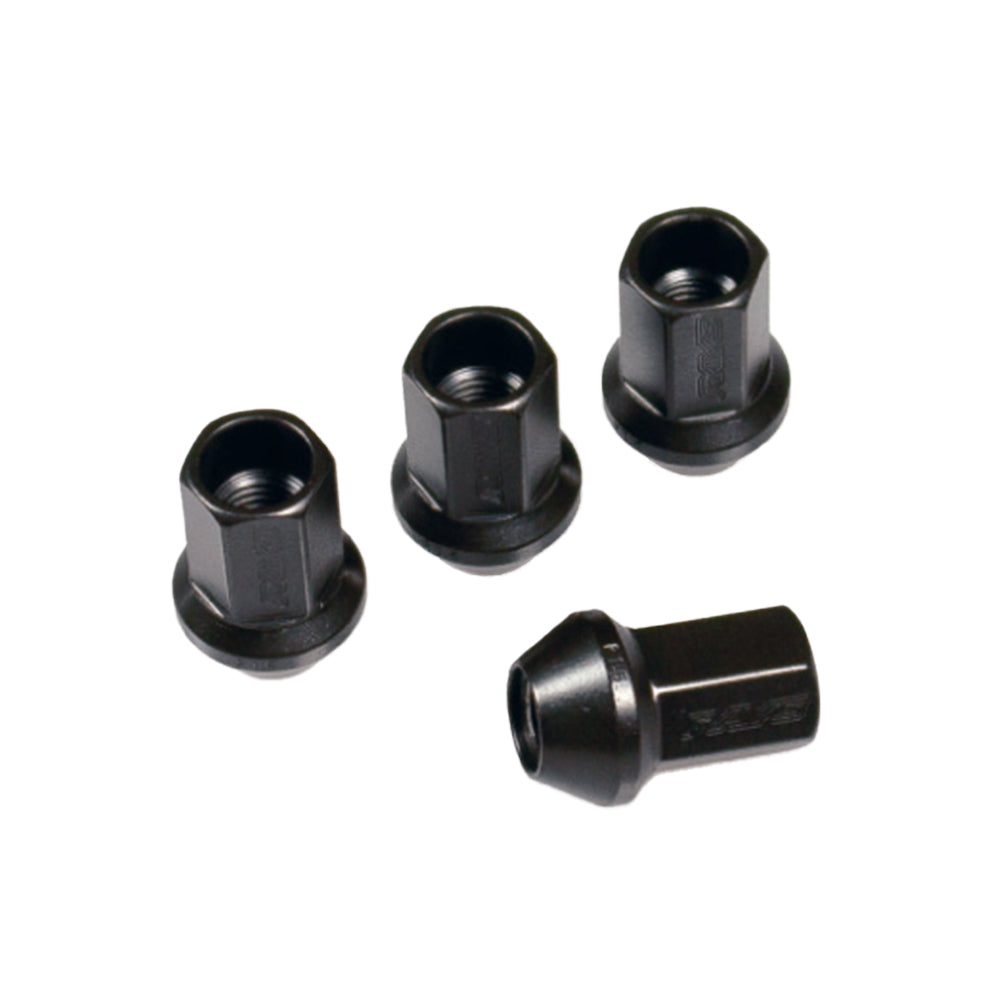 RAYS 17HEX RACING NUT L35 MED 4P 12X1.5 BK (BLACK) 74130000222BK