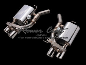 POWER CRAFT HYBRID EXHAUST MUFFLER SYSTEM WITH BLACK TAIL FOR BMW ALPINA B6 P-BM960101-BKT