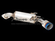 POWER CRAFT SINGLE TAIL REAR MUFFLER TITANIUM TAIL WITH BLACK FINISH FOR TOYOTA GR86 ZN8 P-TO220103-BKT