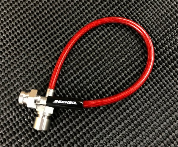 SEEKER RED COAT STAINLESS MESH CLUTCH LINE FOR HONDA CIVIC FL5  12900-FL5-000