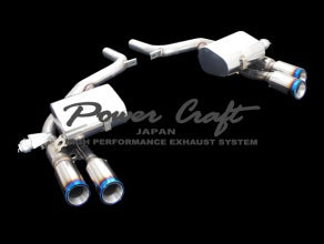 POWER CRAFT LATE MODEL HYBRID EXHAUST MUFFLER SYSTEM FOR MASERATI QUATTROPORTE AFTER 4.2L P-MAS770103
