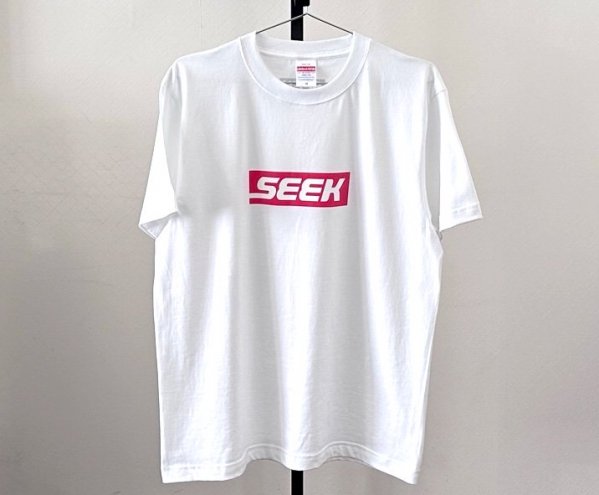 SEEKER SEEK SHORT SLEEVE T-SHIRT BOX LOGO GREEN COLOR XL SIZE FOR  SEEK-SHIRT-GXL