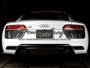 POWER CRAFT HYBRID EXHAUST MUFFLER SYSTEM GENUINE TAIL USE FOR AUDI R8 5.2 V10 SPIDER P-AU710104