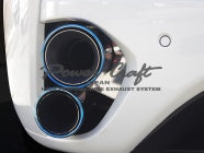 POWER CRAFT HYBRID EXHAUST MUFFLER SYSTEM WITH BLACK TAIL FOR FERRARI CALIFORNIA P-FE440101-BKT