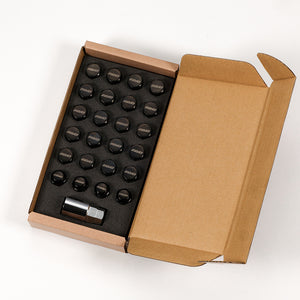 RAYS 19HEX L33 NUT&LOCK SET 14X1.5/6H BK 74081000006BK