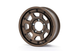 SHOWA GARAGE IGNITION EIGHT 16X6 0J ±0 1 PIECE MATTE BRONZE WHEEL FOR JIMNY SIERRA JB74 JB43 ETC  W00236