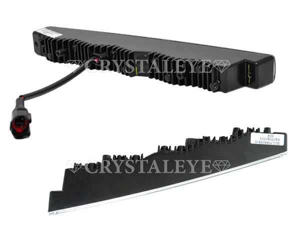 CRYSTAL EYE FIBER LED DAY LAMP HIGH BRIGHTNESS LED DAY LIGHT THIN TYPE HARNESS SET FOR TOYOTA ALPHARD 30 KOUKI E022DL