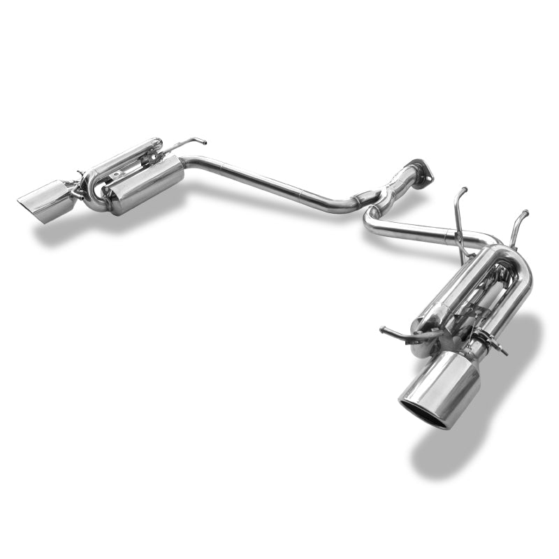 SURUGA SPEED PFS LOUD SOUND MUFFLER EXHAUST TITANIUM 90φ DIAGONAL FOR TOYOTA MARK X DBA GGA10 2GR-FE SRT-422-F