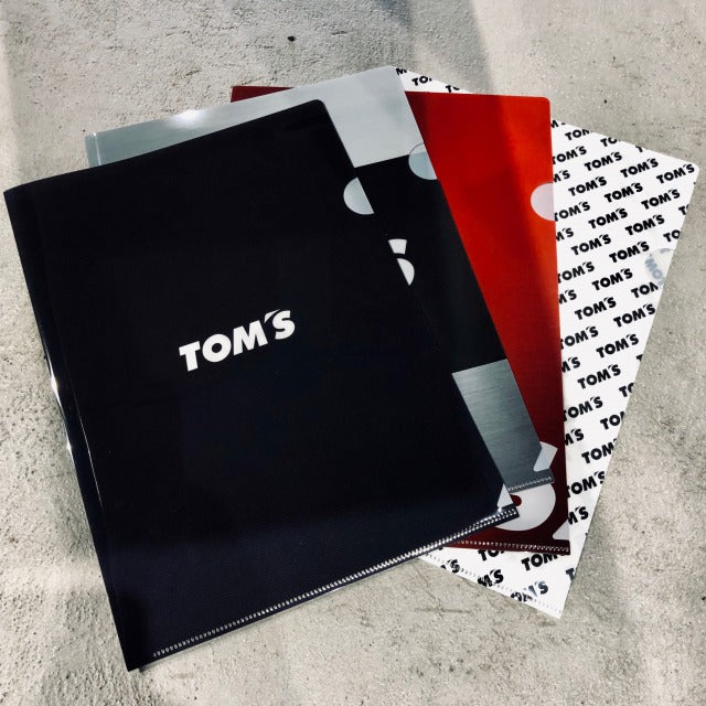 TOMS TOMS CLEAR FILE SET OF 4 (A4 SIZE) FOR  08798-TR008