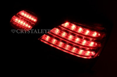 CRYSTAL EYE LED TAIL LAMP 4-PIECE SET LEXUS GS LOOK TYPE RED SMOKE FOR TOYOTA ARISTO 16  L019RS