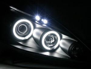 CRYSTAL EYE CCFL SQUID RING PROJECTOR HEADLIGHT V1 (BLACK) FOR HONDA FIT GE6~9 J081BK