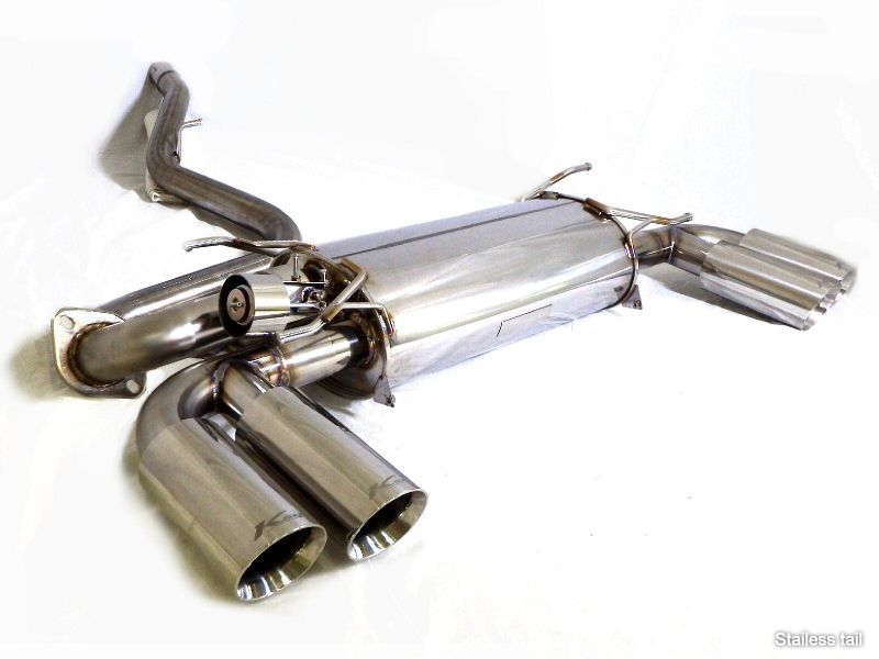 KREISSIEG CAT-BACK F1 SOUND VALVETRONIC EXHAUST SYSTEM 4-PIPE TITANIUM FLOATING CURL TAIL SANDBLASTED KSG LOGO MARK MANUAL SHIFT FOR TOYOTA 86 T86-02-TITANIUM-MANUAL