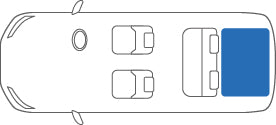 KARO SISAL BLUE WHITE LUGGAGE MAT FOR VOLKSWAGEN GOLF 4 1JA SISAL-1066-BLUE-WHITE