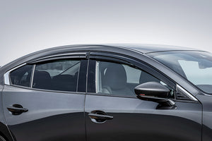 AUTOEXE SPORTS SIDE VISOR SMOKE ACRYLIC RESIN FOR MAZDA MAZDA3 BP SERIES SEDAN BPA2V3700