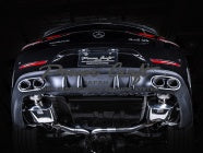 POWER CRAFT HYBRID EXHAUST MUFFLER SYSTEM FOR LEFT HAND DRIVE VEHICLES FOR MERCEDES BENZ CLS53 P-BE650101