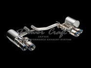 POWER CRAFT HYBRID EXHAUST MUFFLER SYSTEM WITH BLACK TAIL FOR MASERATI GHIBLI 2013.1- 2017.10 P-MAS800101-BKT
