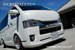 CRYSTAL EYE SEQUENTIAL TURN SIGNALS FULL LED HEADLIGHT V3 HIGH GRADE MODEL BLACK FOR TOYOTA HIACE 200 4TH 5TH 6TH 7TH GENERATION U013