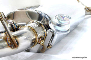 KREISSIEG CAT-BACK F1 SOUND VALVETRONIC EXHAUST SYSTEM TITANIUM FLOATING CURL TAIL SANDBLASTED KSG LOGO MARK FOR LOTUS ELISE ROVER 18K  LTEL-05-TITANIUM