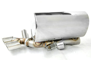 KREISSIEG CAT-BACK F1 SOUND VALVETRONIC EXHAUST SYSTEM STAINLESS STEEL FLOATING CURL TAIL SANDBLASTED KSG LOGO MARK FOR PORSCHE 996 CARRERA 98'~02' 3.4L P996CE-01-STAINLESS-3.4L