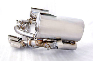 KREISSIEG CAT-BACK F1 SOUND VALVETRONIC EXHAUST SYSTEM STAINLESS STEEL FLOATING CURL TAIL SANDBLASTED KSG LOGO MARK FOR PORSCHE 996 CARRERA 4S  P996C4-01-STAINLES