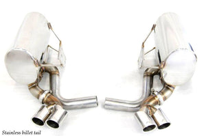 KREISSIEG CAT-BACK F1 SOUND VALVETRONIC EXHAUST SYSTEM STAINLESS STEEL BILLET FLOATING CURL TAIL SANDBLASTED KSG LOGO MARK FOR PORSCHE 996 CARRERA 02'~04' 3.6L P996CE-01-STAINLESSBILLET-3.6L