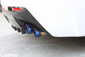 LEMS ICODE X LEMS TITANIUM MUFFLER REAR PIECE FOR LEXUS RCF DBA-USC10-FCZRH 5BA-USC10-FCZRH L582 