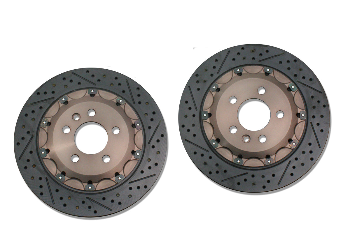 BIOT STOCK REPLACMENT D NUT 3 PIECE ROTOR REAR BRONZE FOR LEXUS LC500 500H URZ100 GWZ100 BR.R2.LX15R-BRONZE