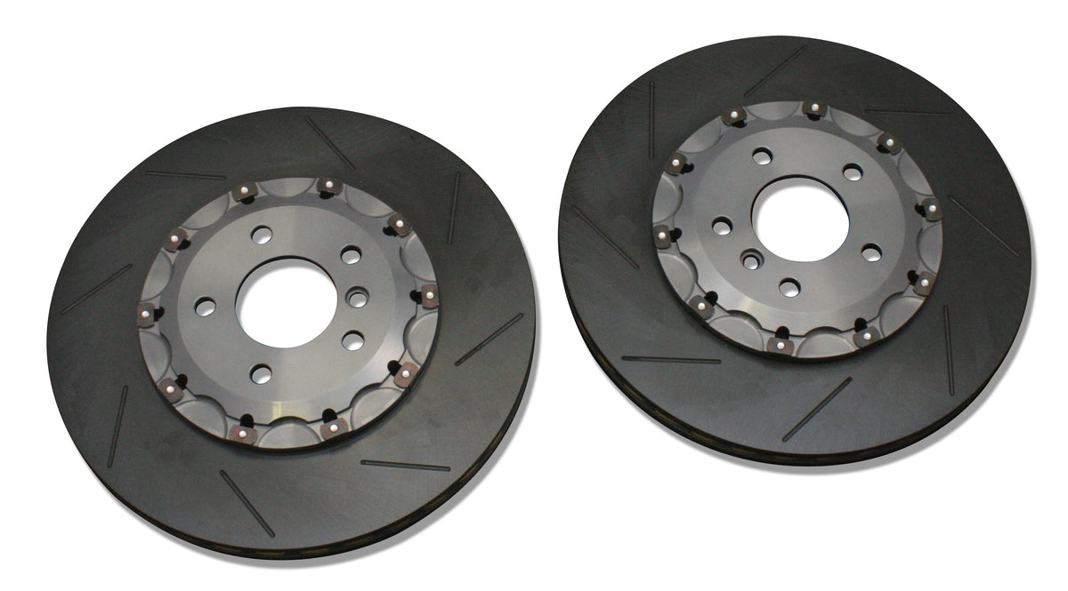 BIOT STOCK REPLACMENT D NUT 3 PIECE ROTOR REAR GRAY FOR LEXUS LC500 500H URZ100 GWZ100 BR.R2.LX15R-GRAY