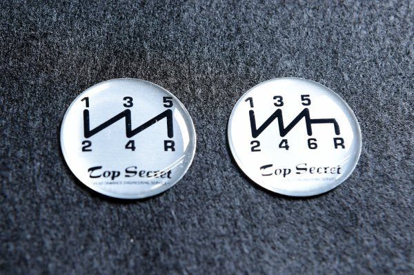 TOP SECRET TS SHIFT PATTERN STICKER 6MT FOR  TOP-SECRET-00308