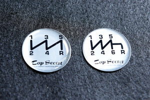 TOP SECRET TS SHIFT PATTERN STICKER 6MT FOR  TOP-SECRET-00308